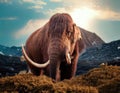 Close Up A Mammoth
