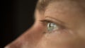 Close up of a man eye Royalty Free Stock Photo