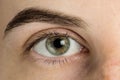 Close up man eye Royalty Free Stock Photo