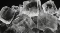 A Close Up Of Many Icy Cubes Together Royalty Free Stock Photo