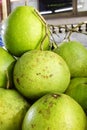 Close up many thai pomelo