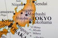 Map of Tokyo Japan Royalty Free Stock Photo