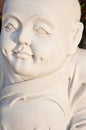 Close up of a marble buddha