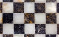 Close-up on a Marble Chessboard