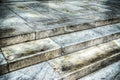 Close up of marble steps in Florence Royalty Free Stock Photo