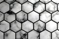 Hexagonal Marble Tile Pattern for Interior Design and Architecture Projects Generative AI Royalty Free Stock Photo