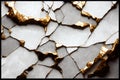 a close up of a marble wall with gold foiling on it\'s edges and a black frame