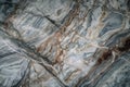 a close up of a marbled surface with a black and white pattern Royalty Free Stock Photo