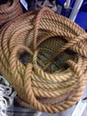 Close up of marine ropes