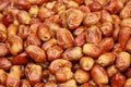 Close-up of mature, sweet dates on the counter Royalty Free Stock Photo