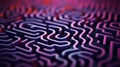 A close up of a maze with many different colors, AI