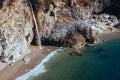 Close-up of McWay Falls in Big Sur Royalty Free Stock Photo