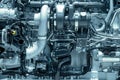 Close up of the mechanics of a engine Royalty Free Stock Photo
