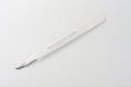 Close up of medical scalpel on white background. Scalpel is used for cannulation of central venous catheter in ICU in medical