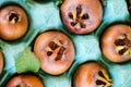 Close-up medlar fruits Royalty Free Stock Photo