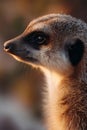 A close up of a meerkat looking at the camera Royalty Free Stock Photo