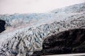Close up of the Meldenhall glacier Royalty Free Stock Photo