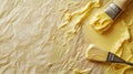 Close-Up of Melted Butter with Brush Strokes