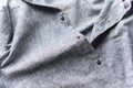 Close up of Men`s linen shirt. Royalty Free Stock Photo