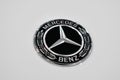 Close up Mercedes Benz logo