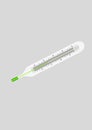 Close-up of a mercury medical thermometer Royalty Free Stock Photo