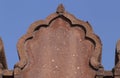 Close up of merlon on wall of Jama Masjid mosque Royalty Free Stock Photo