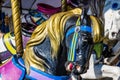 Close Up Of Merry Go Round Horse Royalty Free Stock Photo