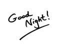Good Night Royalty Free Stock Photo