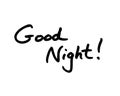 Good Night Royalty Free Stock Photo