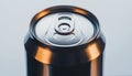Close-up of a Metal Beverage Can Top Royalty Free Stock Photo