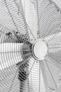 Close-up of metal electric fan Royalty Free Stock Photo