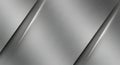 Close-up of metallic brushed steel surface with diagonal lines Royalty Free Stock Photo