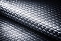 Close-up of metallic bubble wrap texture Royalty Free Stock Photo