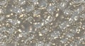Close-up of metallic bubbles with reflective surfaces Royalty Free Stock Photo