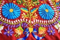 Close up of Mexican Embroidery design