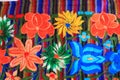 Close up of Mexican Embroidery design