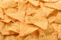 Mexican nacho chips background