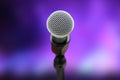 Close-up of microphone Royalty Free Stock Photo