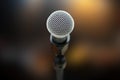 Close-up of microphone Royalty Free Stock Photo