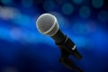 Close-up of microphone Royalty Free Stock Photo