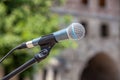 Close-up microphone meeting area