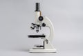 Close up of Microscope in a laboratory Royalty Free Stock Photo