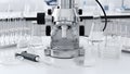 Microscope, Lab Equipment Science Research and Experiment Royalty Free Stock Photo