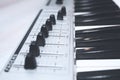 Close up MIDI Controller Royalty Free Stock Photo