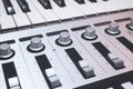 Close up MIDI Controller Royalty Free Stock Photo