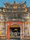 Close up of the Mieu Gate entrance to the To Temple within the Imperial Citadel.