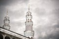 Close up of the Minaret of the Great Mosque in phuket