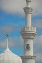 Close up of minaret of mosque