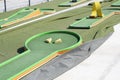 close up mini golf club  in park Royalty Free Stock Photo