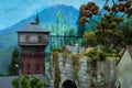 Close up of Miniature world